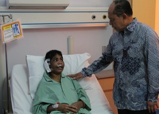 Meriance Kabu, buruh migran asal Kupan yang jadi korban kekerasan di Malaysia. (Foto: dok. KBRI di Malaysia)