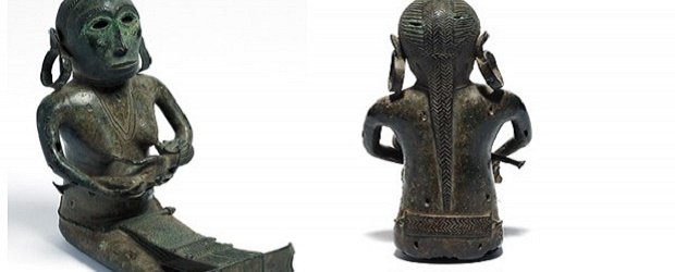 Patung Penenun Flores yang saat ini berada di Museum Nasional Australia (Foto: Ist)