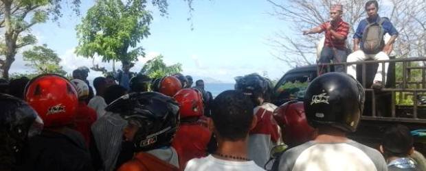 demo wartawan di Labuan Bajo