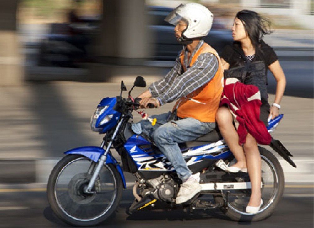 Ilustrasi Ojek Speda Motor (Foto :ist)