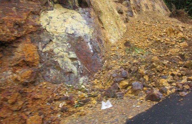 Salah Satu Daerah Longsor di NTT