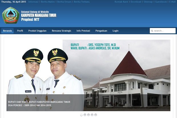 Website Pemkab Matim