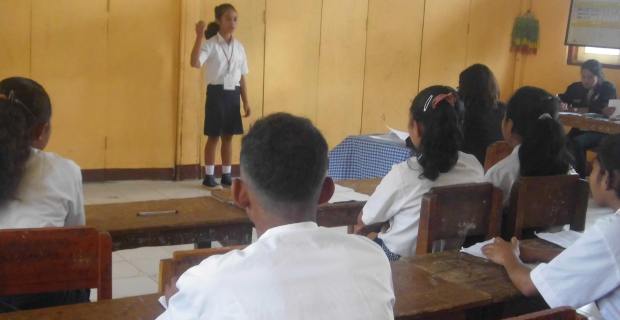 Guru SM3T di Manggarai Gelar Lomba Pidato Tingkat SMP