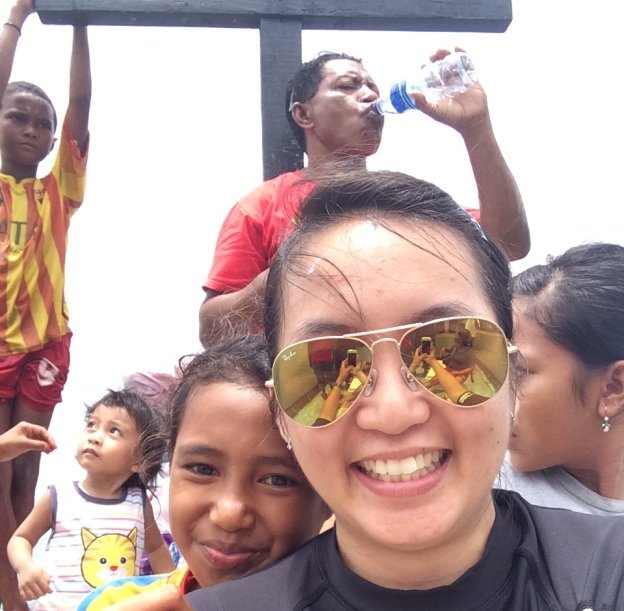 Bersama anak-anak di Lembata