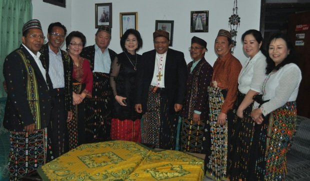 Para donatur pembangunan Gereja Paroki St Vitalis Cewonikit. (Foto: William)