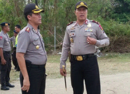 Kapolda NTT Bgrijen Pol Endang Sunjaya dan Kapolres Manggarai Barat, AKBP