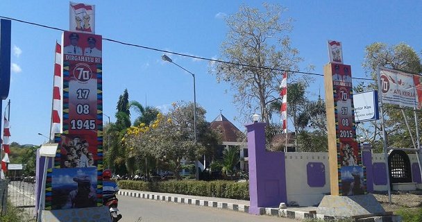 Ucapan selamat merayakan 17 Agustus dari mantan bupati dan wakil bupati Manggarai Barat