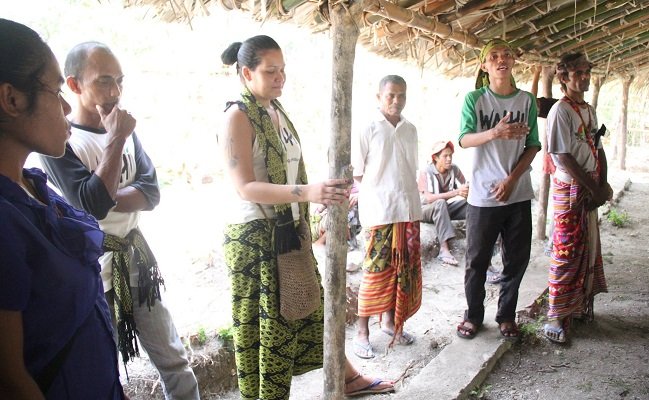 Acara peresmian unit usaha masyarakat adat Pubabu-Besipae pada Jumat