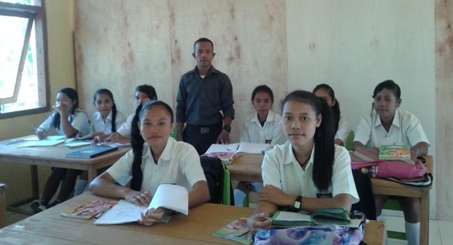 Siswa SMK Bina Mandiri Labuan Bajo (Foto: Dokumen Hilarius Abut)