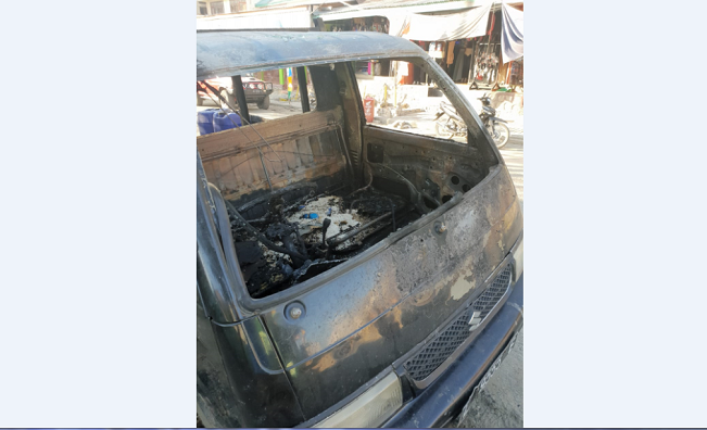 Kendaraan Terbakar