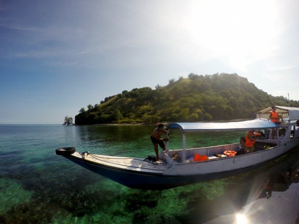 Pemandangan dari Pulau TIga