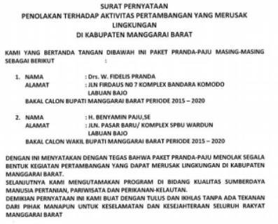 Pranda Paju tolak tambang 2