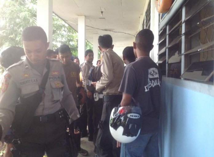 Anggota Polres Mabar menyerang siswa SMK Stella Maris Labuan Bajo